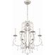 Ashton 6 Light 21.5 inch Olde Silver Chandelier Ceiling Light in Clear Hand Cut