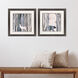 Fluid Lodge Blue and Brown and Neutral Framed Art