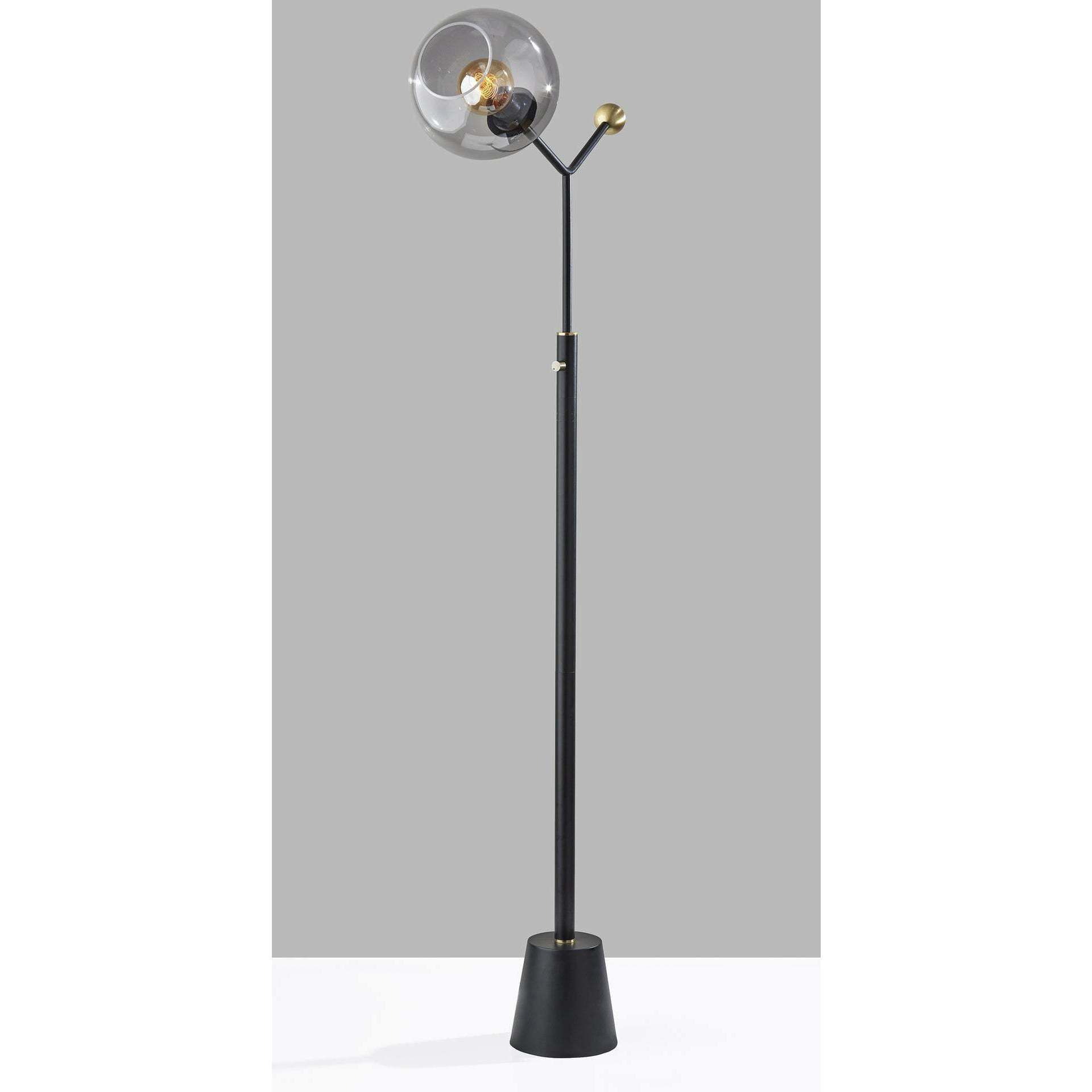 Dusk 62 inch 40.00 watt Black Floor Lamp Portable Light