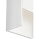 Barbara Barry Align LED 11 inch Plaster White Outdoor Shielded Wall Light