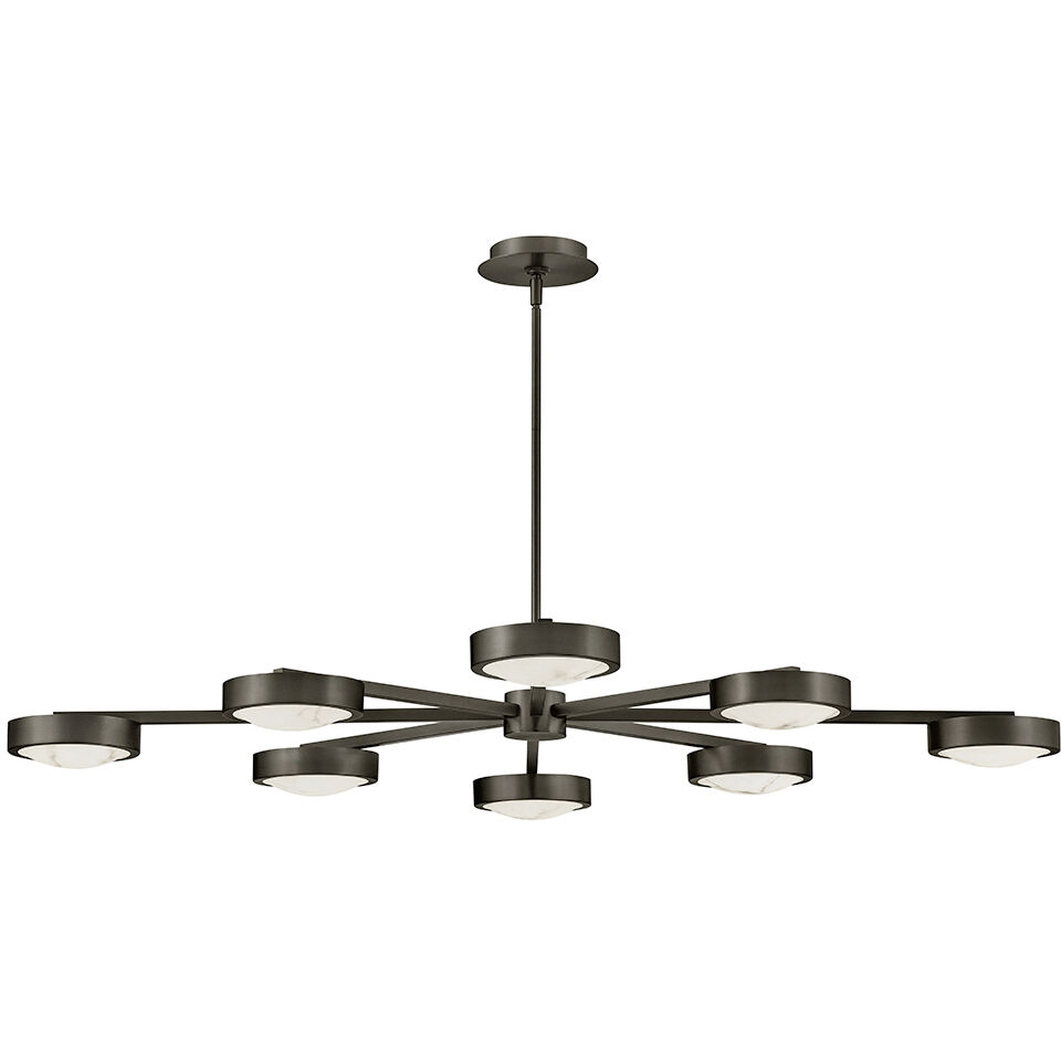 Cava LED 50 inch Black Oxide Semi-flush Mount Ceiling Light