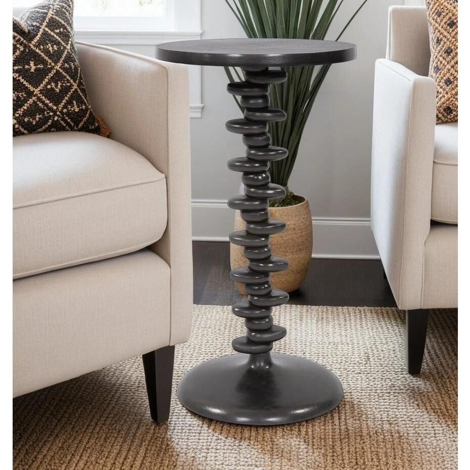 Cairns 22 X 12 inch Graphite Drink Table