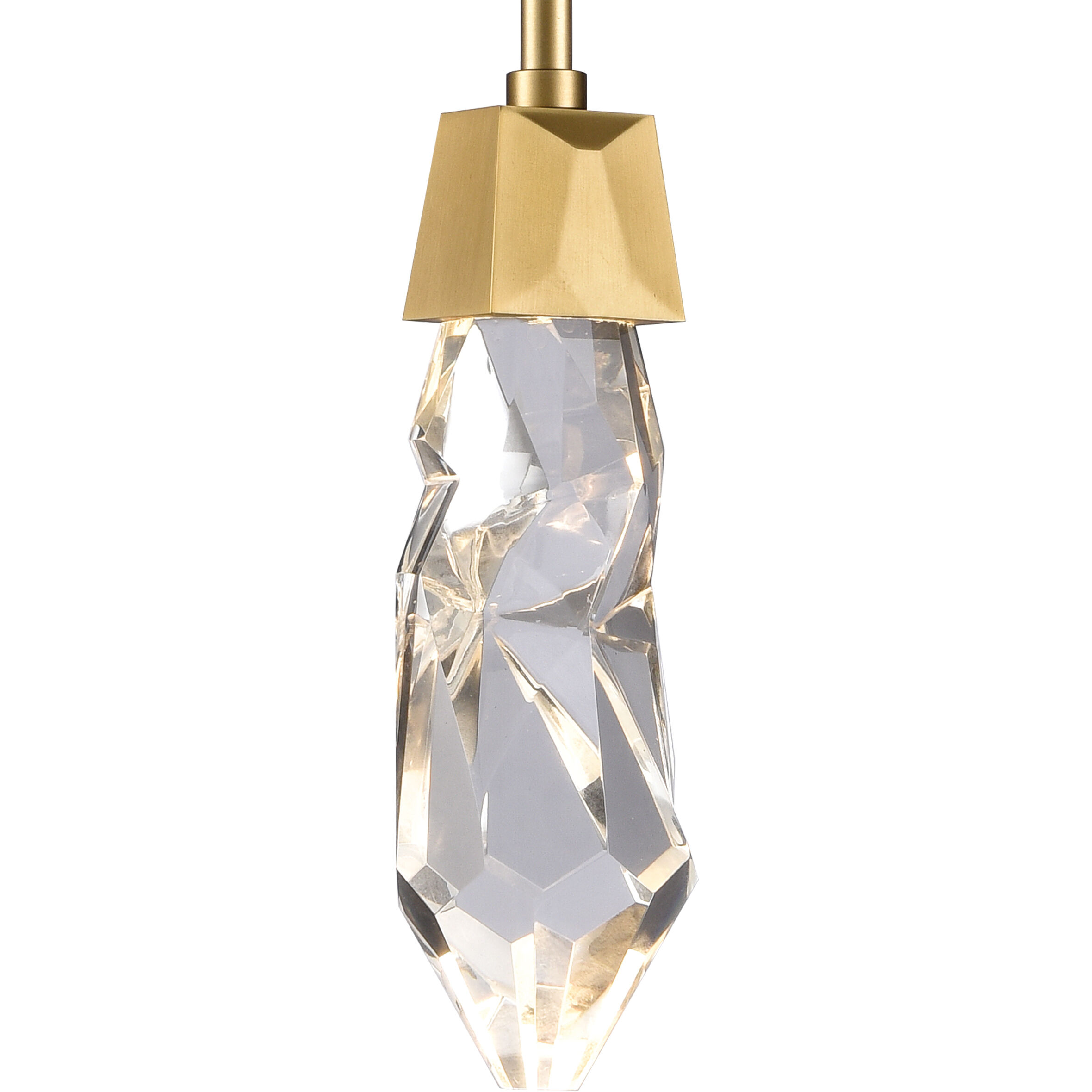 Angelus 1 Light 5.5 inch Aged Brass Mini Pendant Ceiling Light