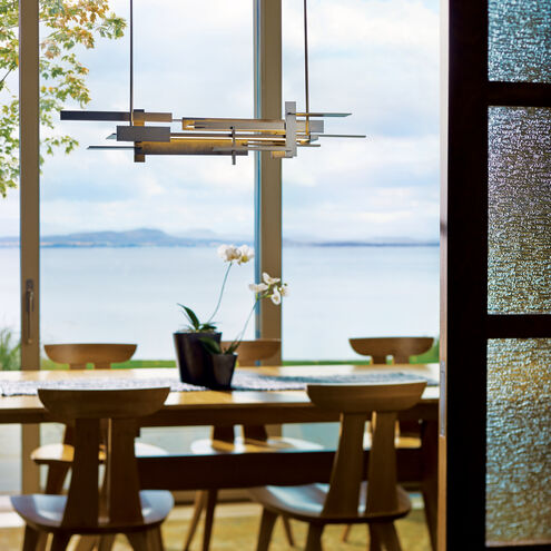 Planar LED 42.3 inch Dark Smoke Pendant Ceiling Light, Large