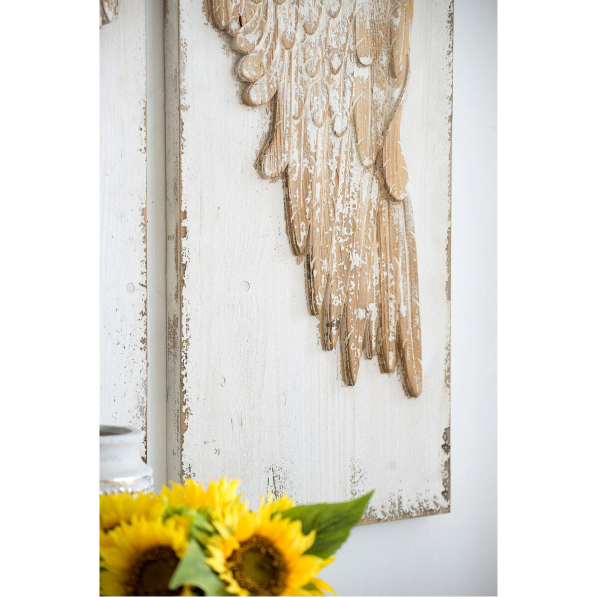 Anita Whitewash Natural Wall Décor