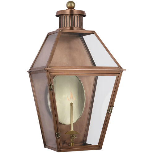Chapman & Myers Stratford2 1 Light 26 inch Soft Copper Outdoor Gas Wall Lantern, Medium