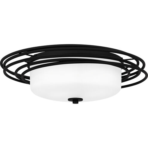 Calliope 2 Light 20.5 inch Matte Black Flush Mount Ceiling Light