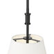 Adorra 3 Light 16 inch Matte Black Indoor Pendant Ceiling Light