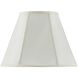 Empire Eggshell 16 inch Shade Spider, Vertical Piped Basic