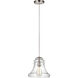 Doyle 1 Light 9.75 inch Satin Nickel Pendant Ceiling Light