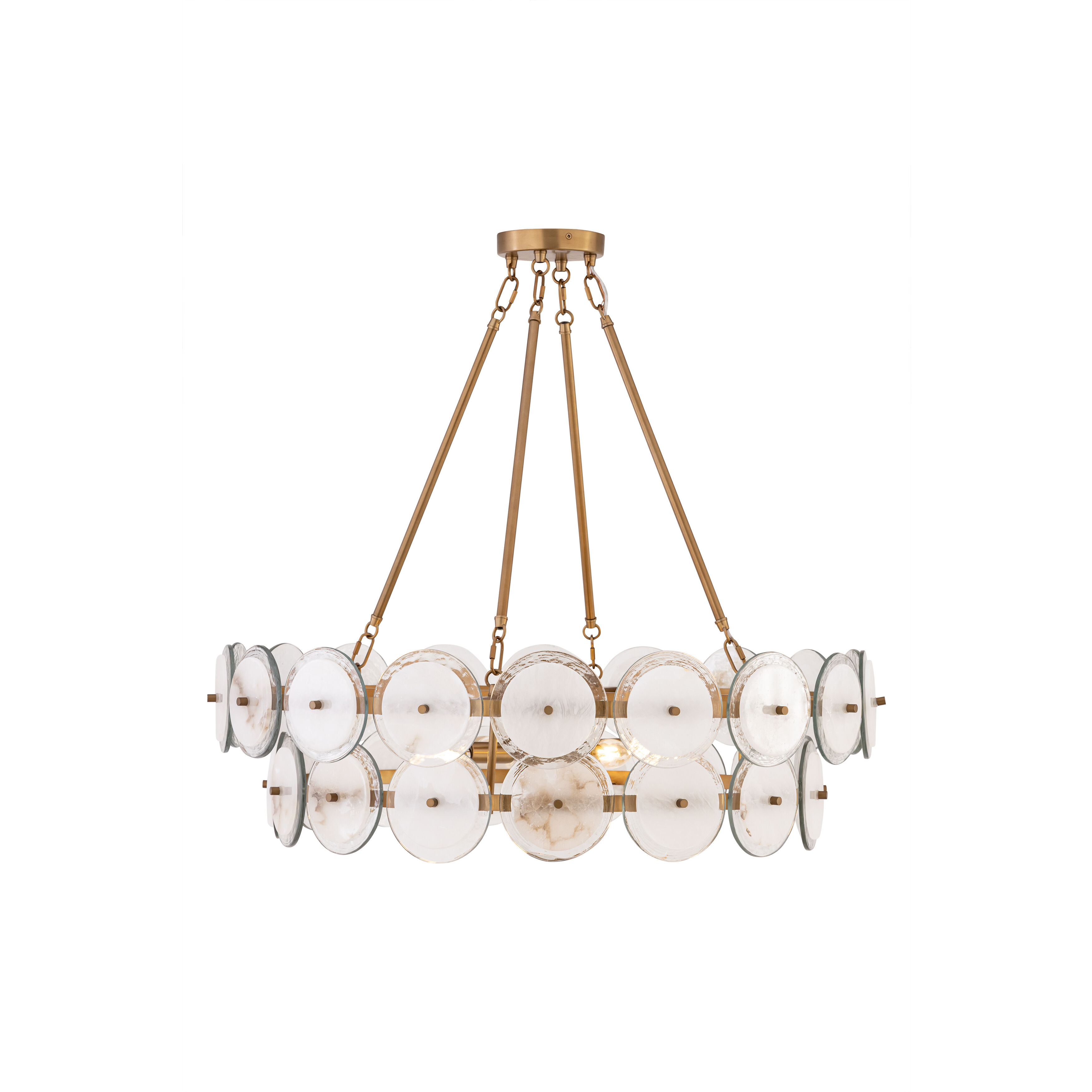 Kintrel 4 Light 31.5 inch Legacy Brass Pendant Ceiling Light