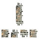 Picasso 4 Light 22 inch Chrome Wall Sconce Wall Light