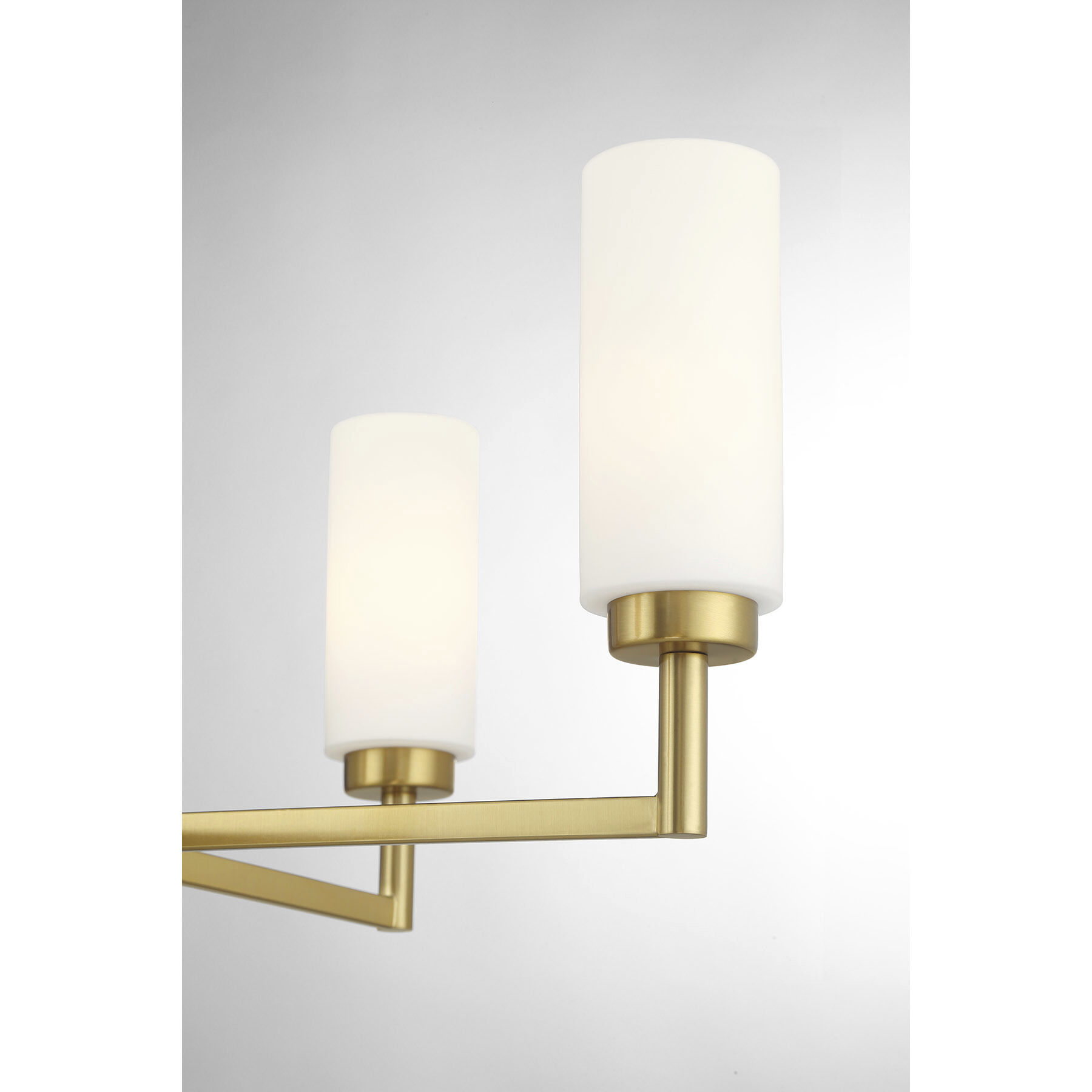 Contemporary 4 Light 26 inch Natural Brass Chandelier Ceiling Light