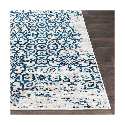 Monte Carlo 87 X 63 inch Sky Blue/Navy/Light Gray/White Rugs, Rectangle