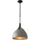 Summit 1 Light 12.8 inch Black Pendant Ceiling Light - Open Box