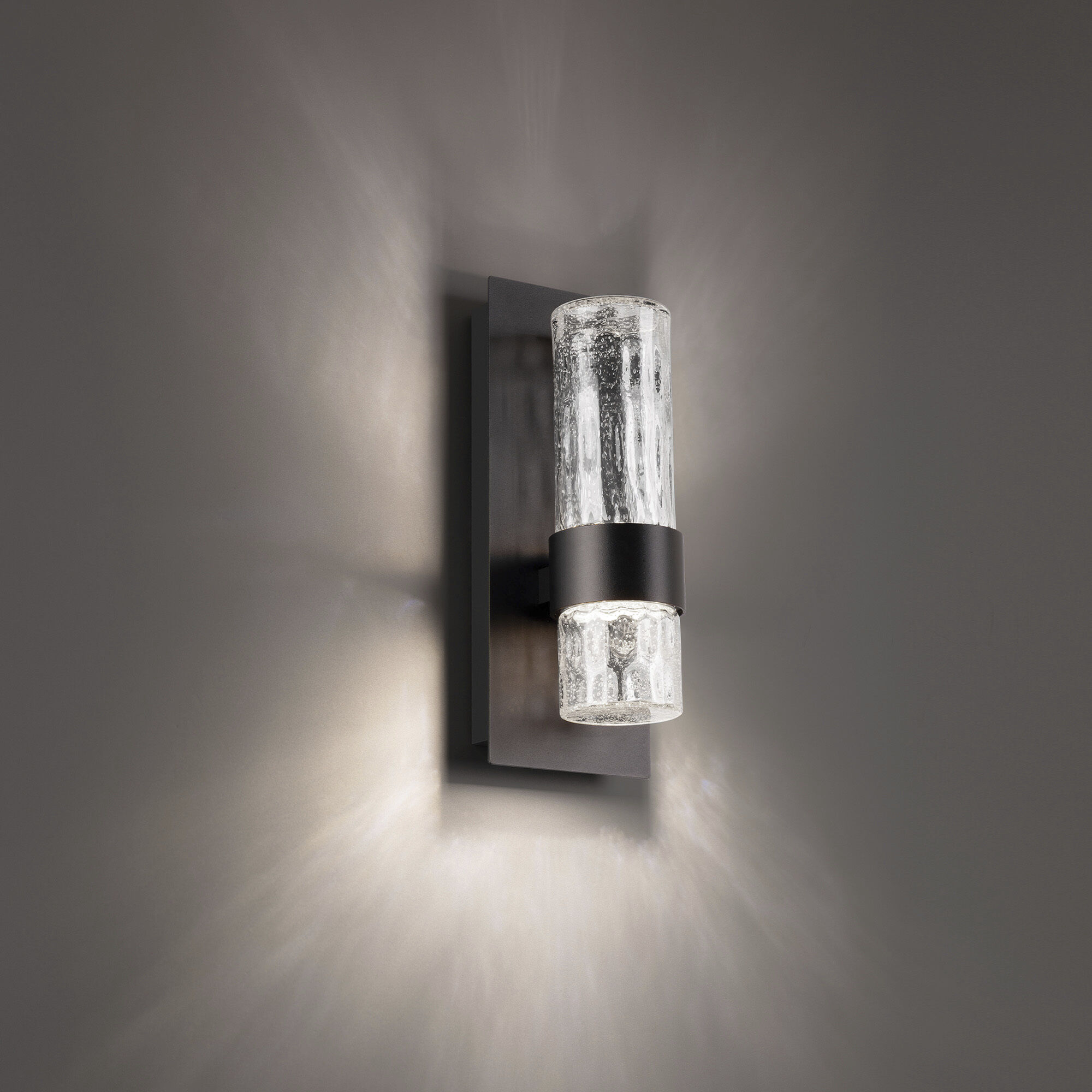 Modern Forms WS W92313 BK Beacon 1 Light 13 inch Black Outdoor Wall Light