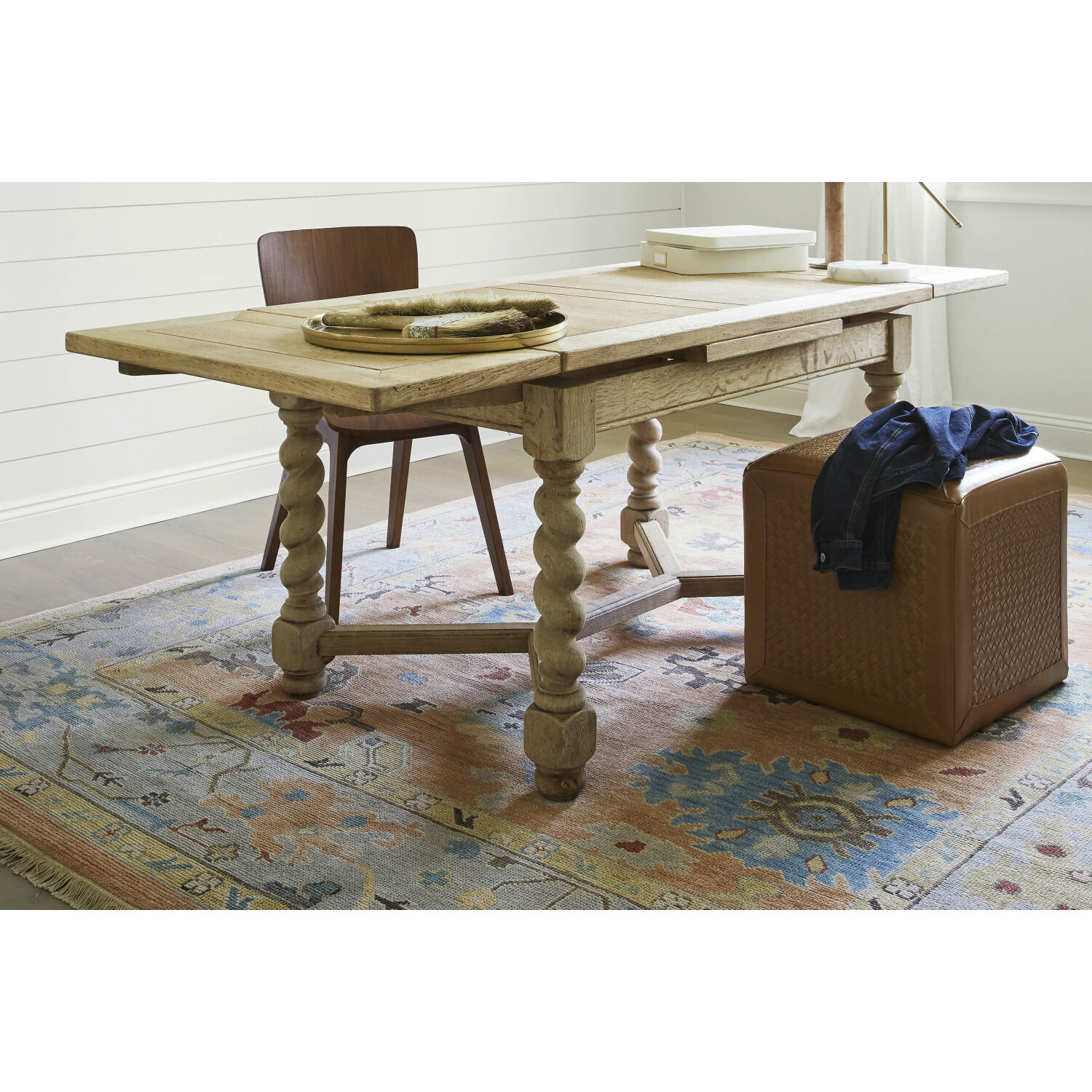 Sumela 108 X 72 inch Peach Rug, Rectangle