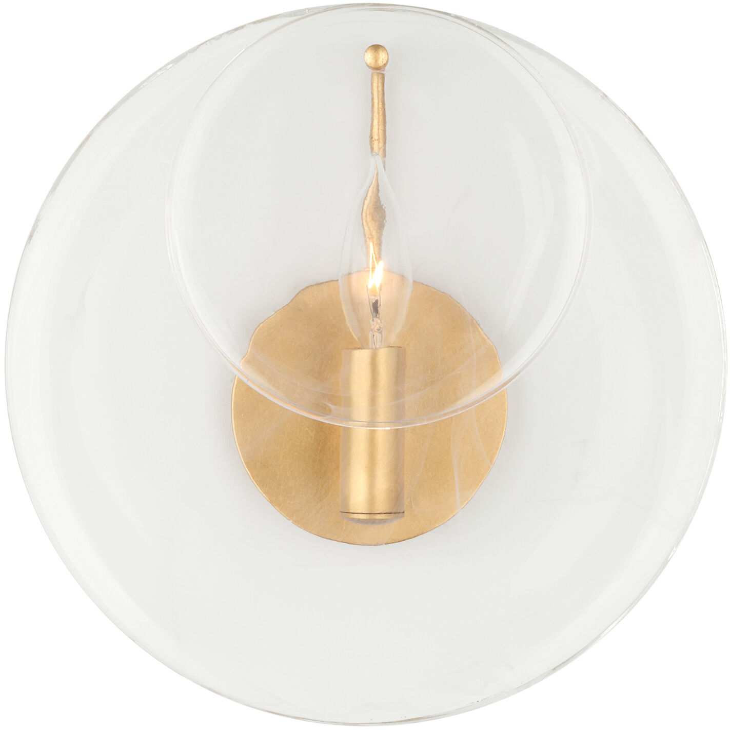 AERIN Loire 1 Light 12 inch Gild Sconce Wall Light, Small