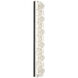 Tessera LED 5.1 inch Salt White with Licorice Sconce Wall Light
