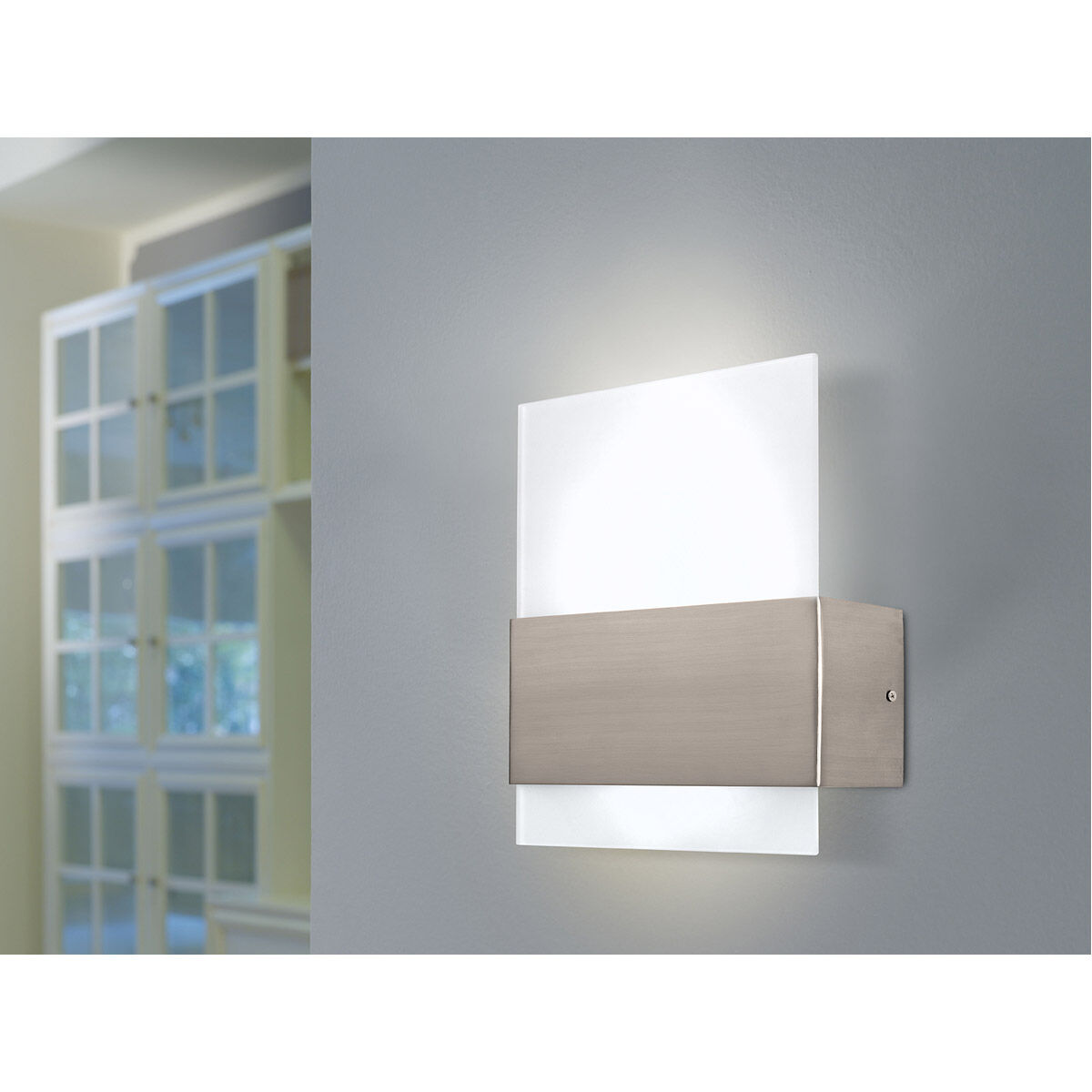 Nikita 1 Light 8.86 inch Matte Nickel ADA Wall Light