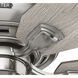 Rosner 52 inch Brushed Nickel with Light Gray Oak/Warm Grey Oak Blades Ceiling Fan