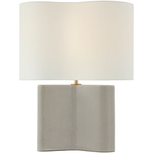 AERIN Mishca 23.75 inch 15.00 watt Shellish Gray Table Lamp Portable Light, Medium