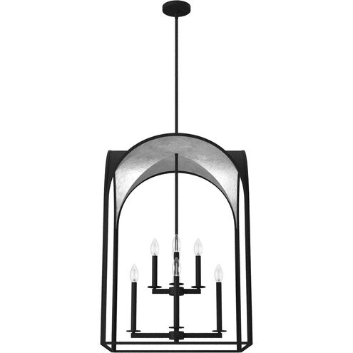 Dukestown 8 Light 23 inch Natural Iron Pendant Ceiling Light