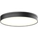 Novel LED 5.25 inch Black Flush Mount Ceiling Light