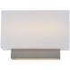 Maven LED 14 inch Brushed Nickel Bath Vanity & Wall Light, dweLED
