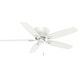 Durant 54 inch Snow White with Snow White, Snow White Blades Ceiling Fan