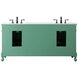 Danville 72 X 21 X 36 inch Vintage Mint Vanity Sink Set