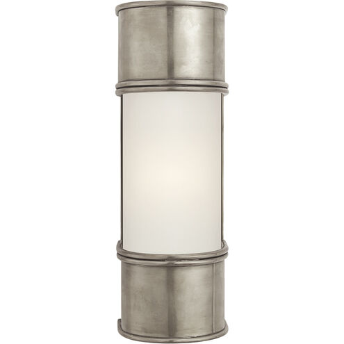 Visual Comfort Signature Collection Chapman & Myers Oxford 1 Light 3.75 inch Antique Nickel Bath Sconce Wall Light CHD1551AN-FG - Open Box