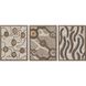 Geometrics Collection Antique Silver Wood With Rubbed Edges Framed Art