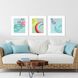 Travel Collection Modern Flat White Framed Art