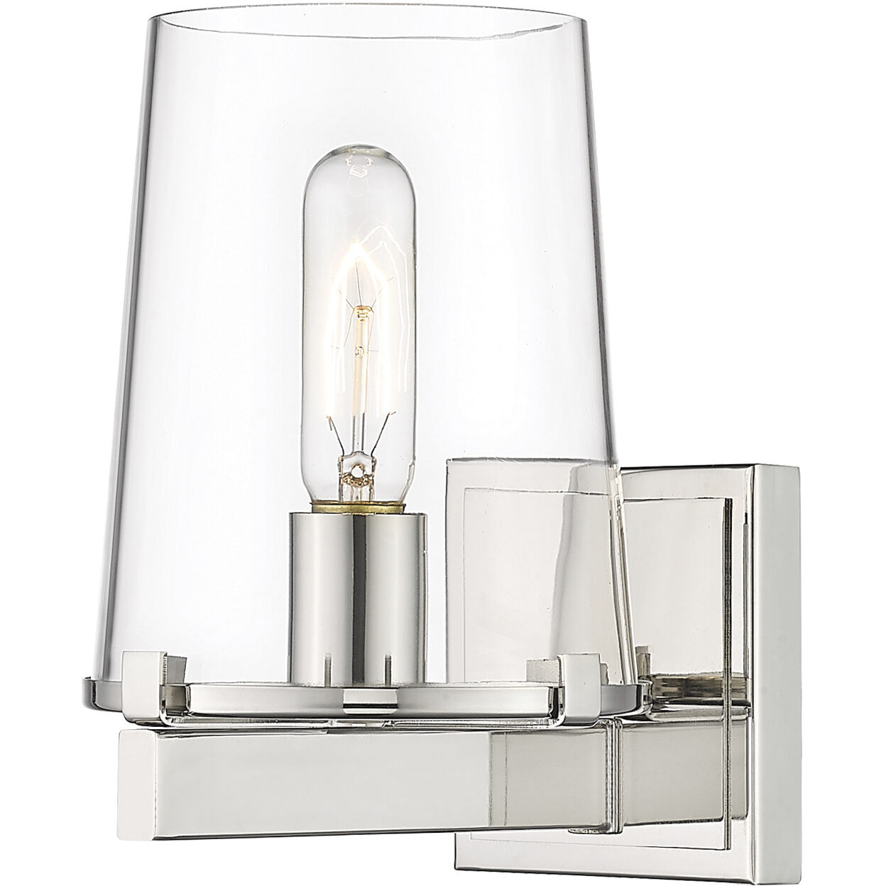 Callista 1 Light 6.5 inch Polished Nickel Wall Sconce Wall Light