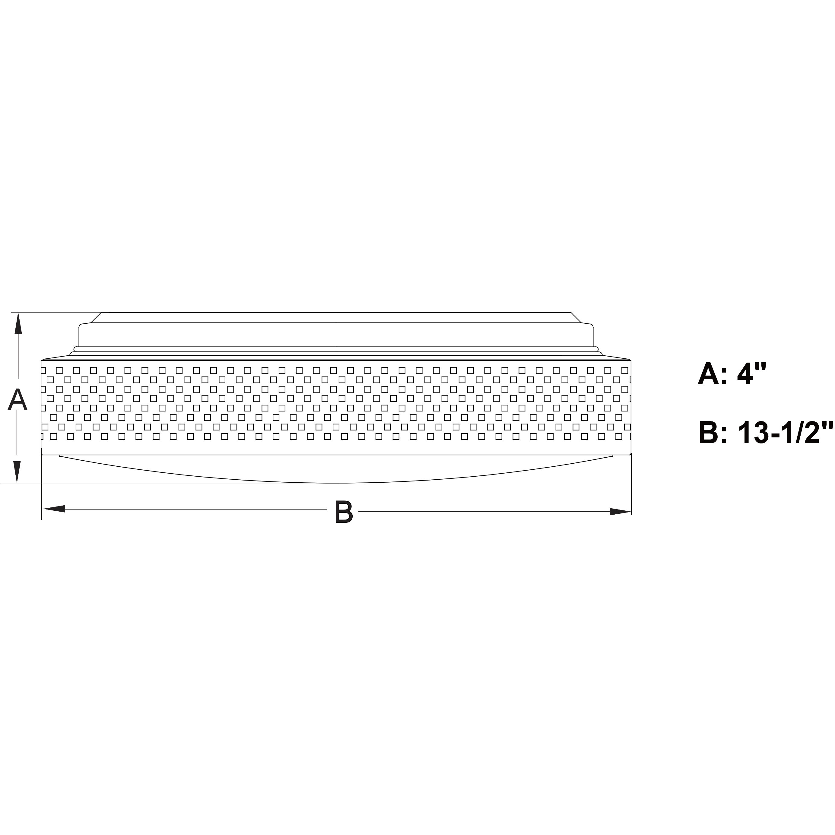 Anson LED 13.5 inch Black Flush Mount Ceiling Light
