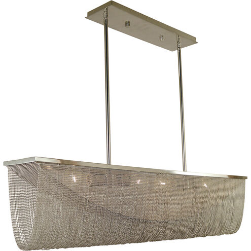 Genesis 4 Light 40 inch Mahogany Bronze Island Chandelier Ceiling Light