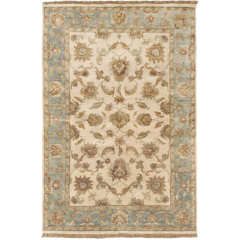 Timeless 102 X 66 inch Beige, Light Gray, Dark Green Rug