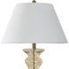 Eva 28.5 inch 150.00 watt Light Amber Opulance and Brass Table Lamp Portable Light