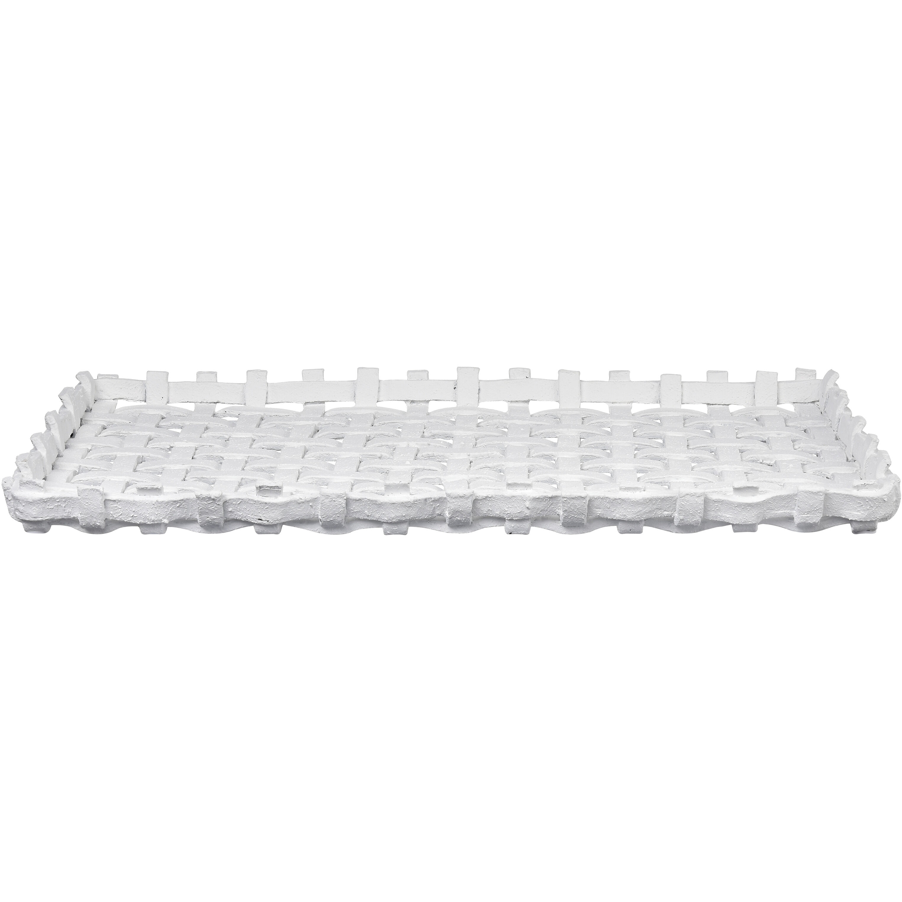 Haney Matte White Tray