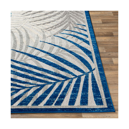 Georgetown 36 X 24 inch Blue Outdoor Rug, Rectangle