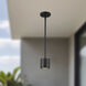 Nordic LED 3.63 inch Black Exterior Pendant