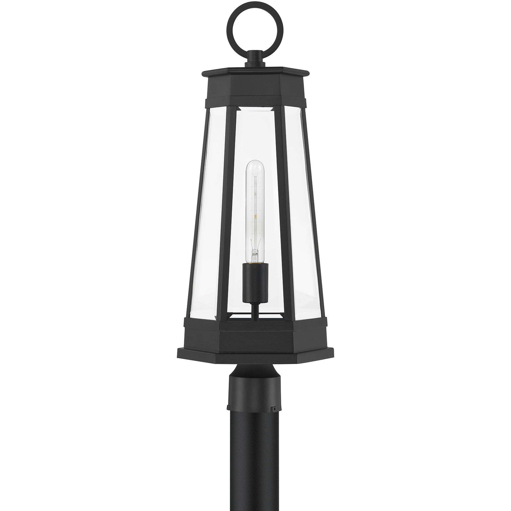 Payne 1 Light 24.5 inch Matte Black Outdoor Post Lantern