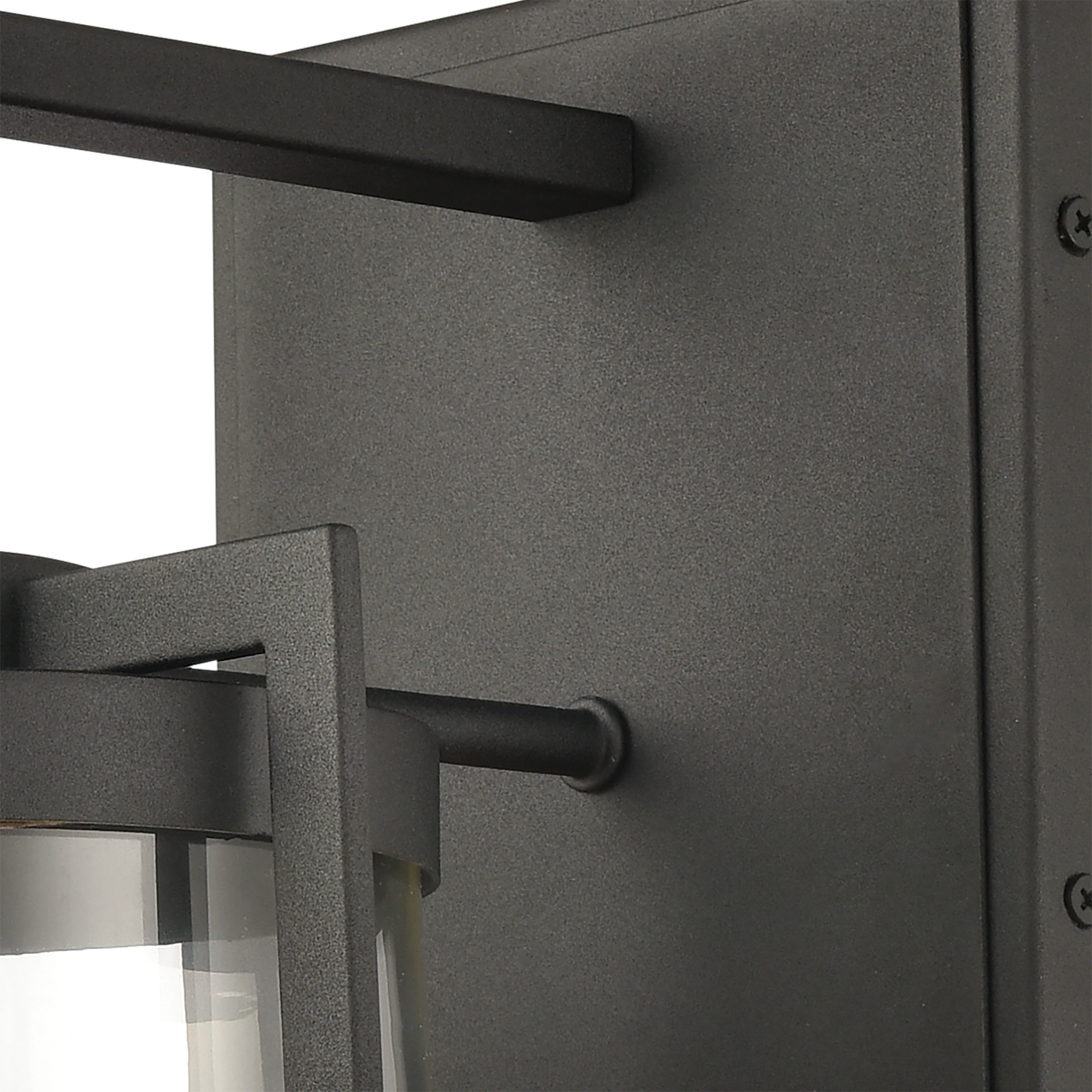 Crofton 2 Light 19 inch Charcoal Outdoor Wall Sconce