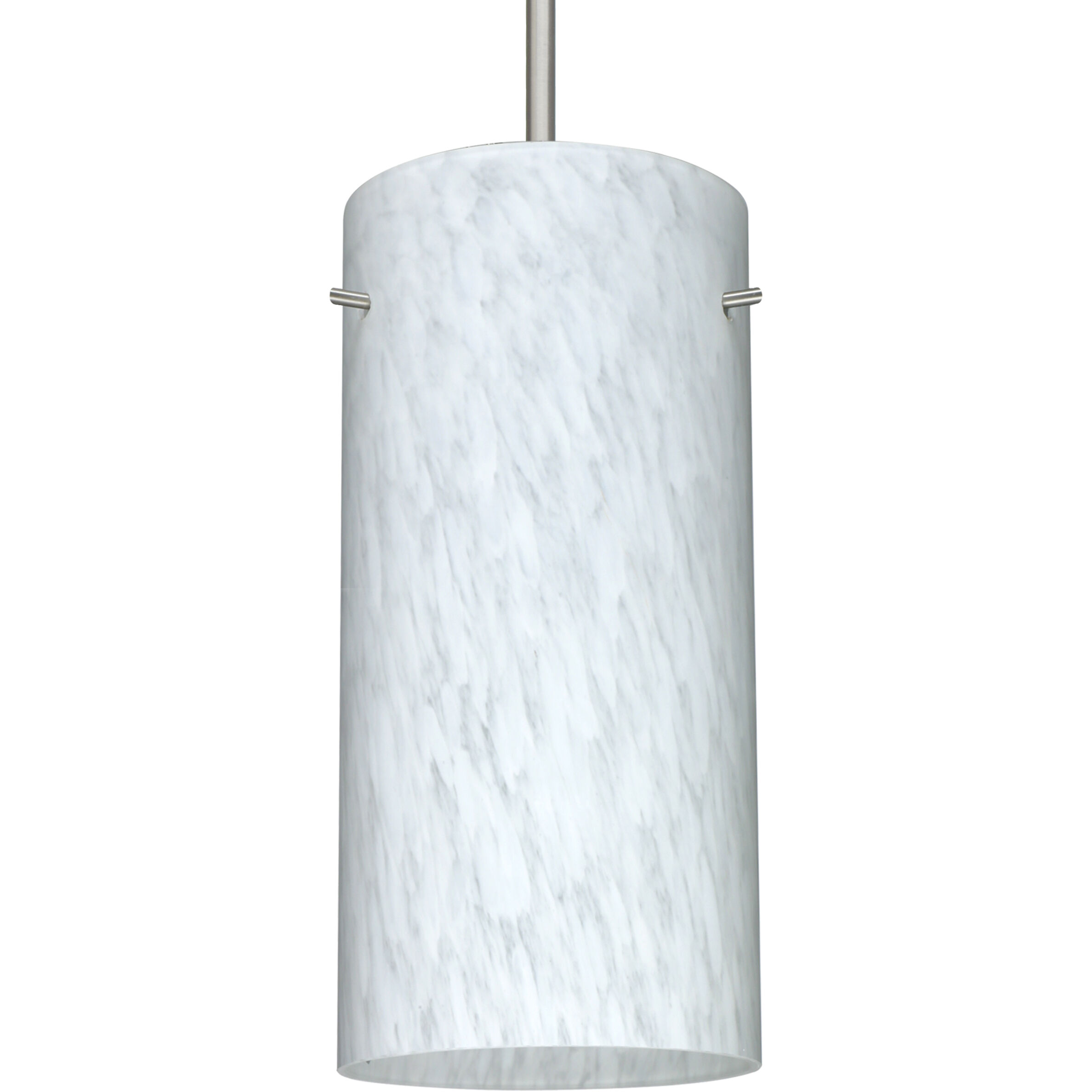 Stilo 12 1 Light Satin Nickel Cord Pendant Ceiling Light