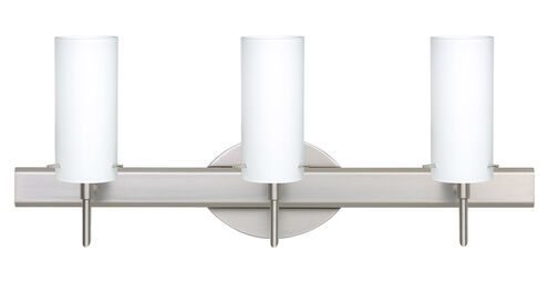 Copa 3 3 Light 23 inch Satin Nickel Vanity Lighting Wall Light in Halogen
