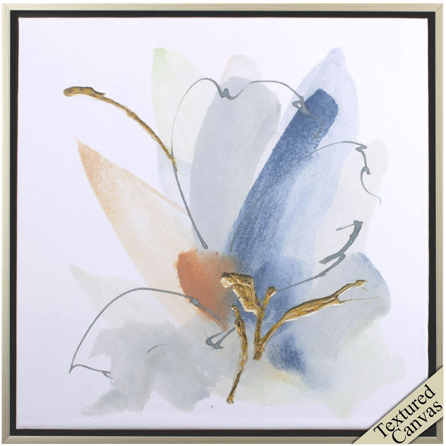 Colorspray Blue and Green and Metallic Canvas, Propac