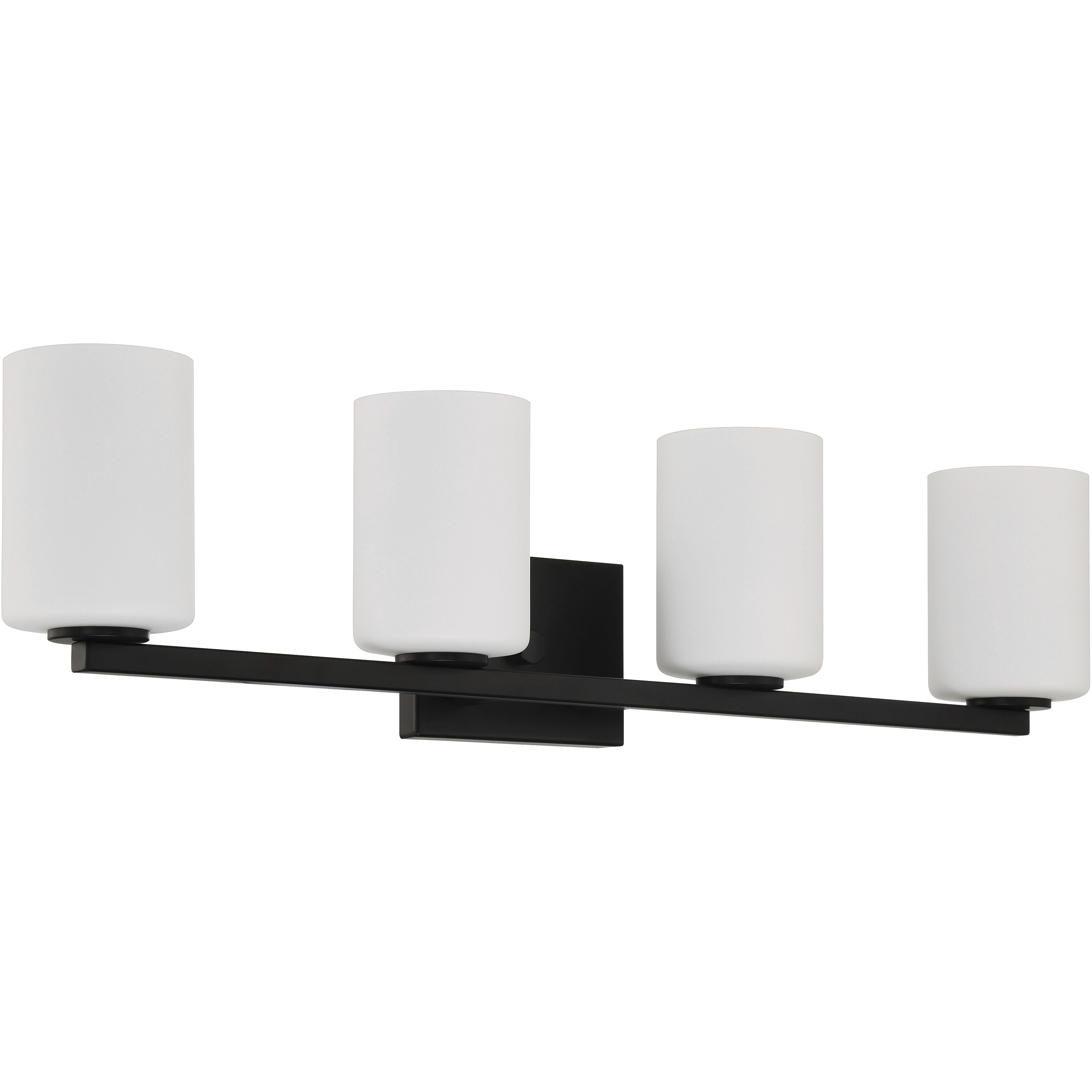 Sienna 30 inch Matte Black Bath Vanity Light Wall Light