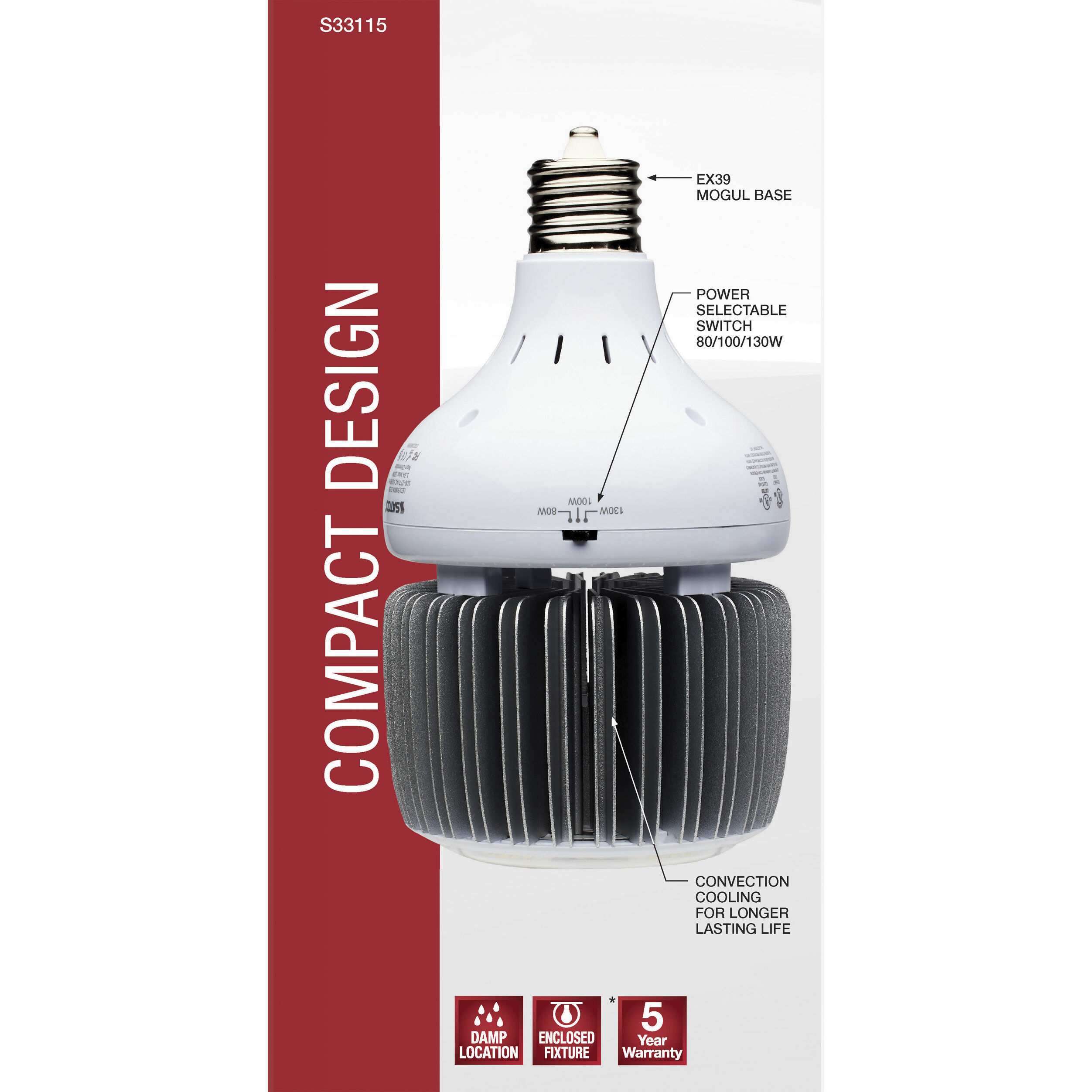 Hi-Pro LED LED Mogul Extended 5000K HID Replacements