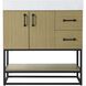 Caroline 32 X 34 inch Honey Brown Bathroom Vanity Cabinet